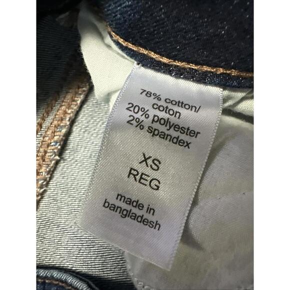 M Jeans by Maurices Woman’s Size XS Distressed Skinny  Medium‎ Wash 26.5x29 - Picture 3 of 7